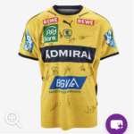 2. Trikot Rhein-Neckar Löwen mit Spieler-Unterschriften