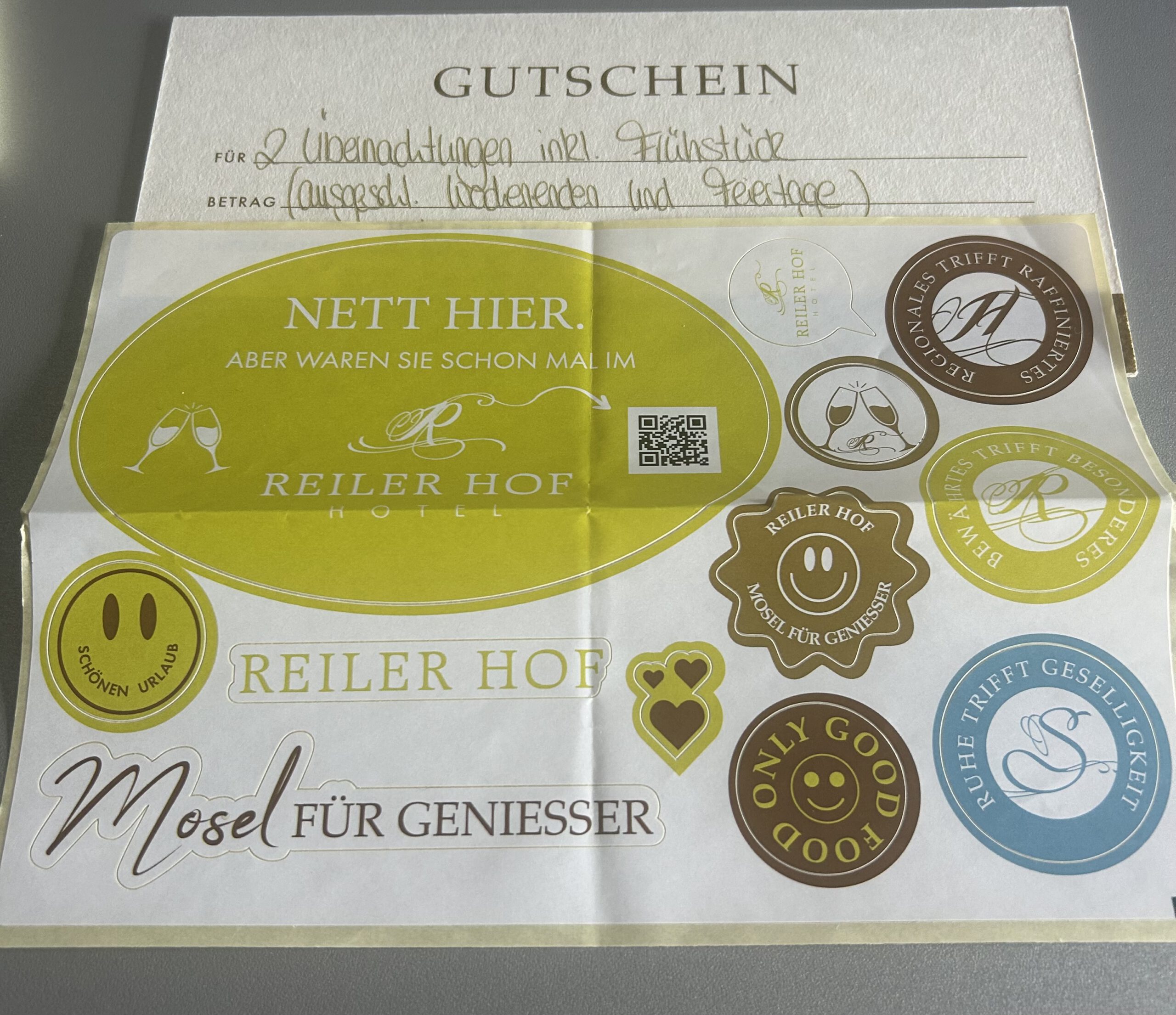 17. Gutschein Hotel Reiler Hof / Mosel, 2 Übernachtungen inkl. Frühstück - 1