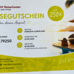 36. Reisegutschein – 250 Euro – Tui Reisecenter Hallstein Alzey - 1